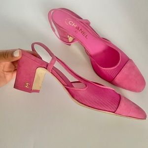 Amazing CHANEL Slingbacks!! 100% Original